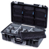 Pelican 1525 Air Case, Black with Silver Handle & Latches ColorCase