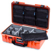 Pelican 1525 Air Case, Orange with Black Handle & Latches ColorCase