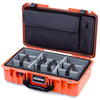 Pelican 1525 Air Case, Orange with Black Handle & Latches ColorCase