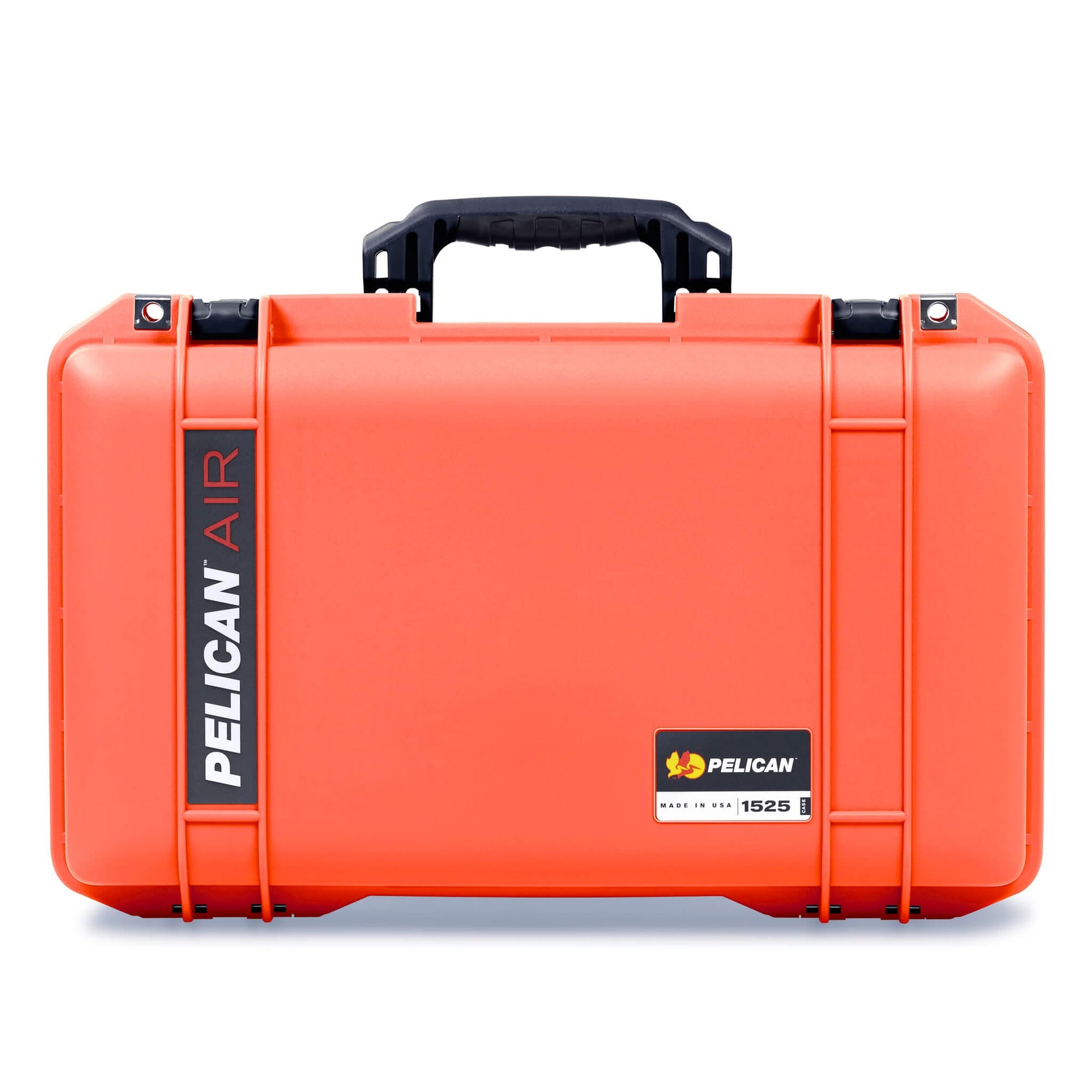 Pelican 1525 Air Case, Orange with Black Handle & Latches ColorCase 