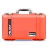 Pelican 1525 Air Case, Orange with Desert Tan Handle & Latches ColorCase