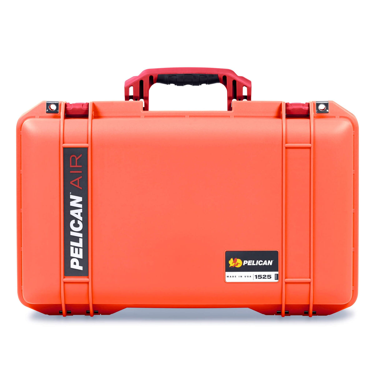 Pelican 1525 Air Case, Orange with Red Handle &amp; Latches ColorCase 