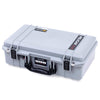 Pelican 1525 Air Case, Silver with Black Handle & Latches ColorCase