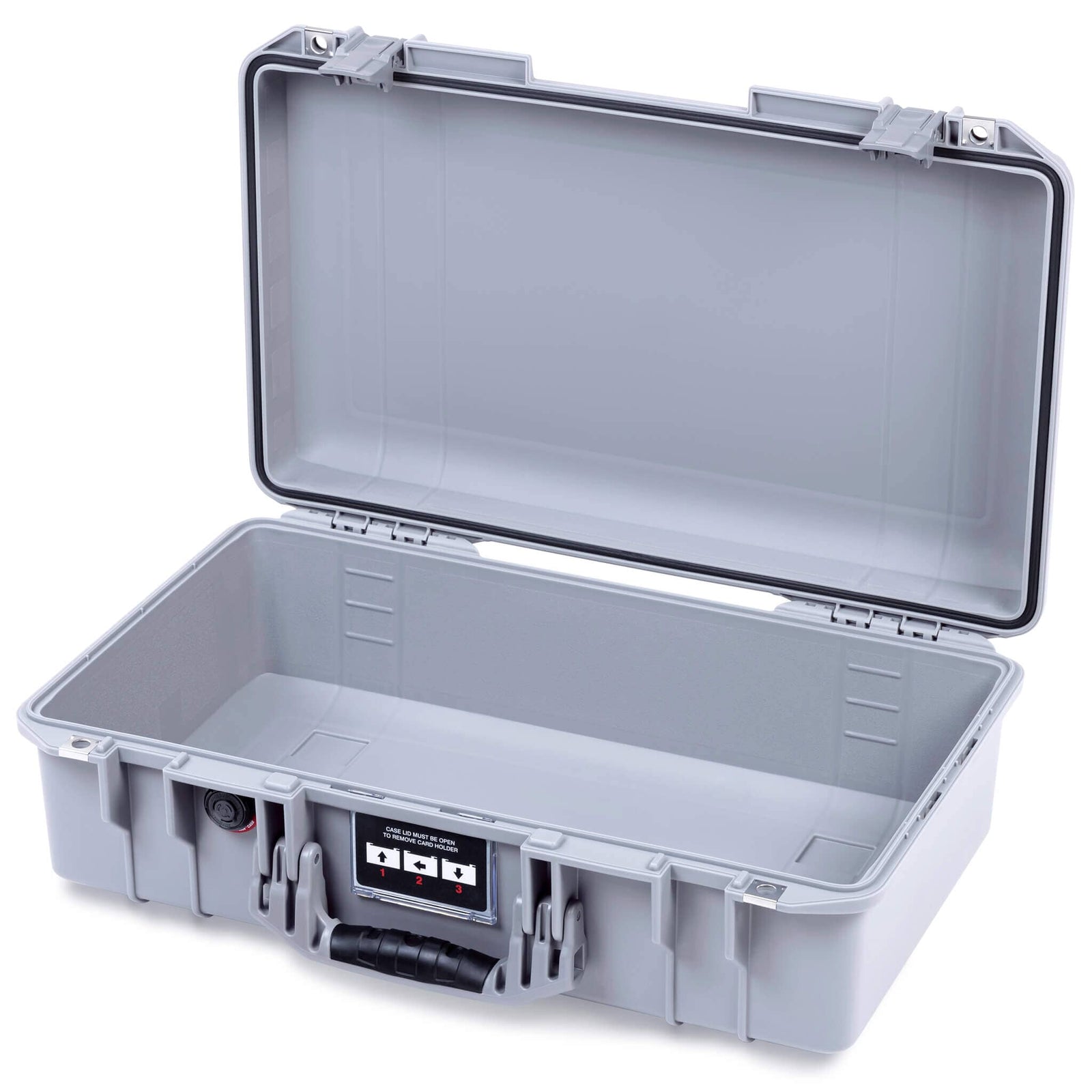 Pelican 1525 Air Case, Silver None (Case Only) ColorCase 015250-0000-180-181