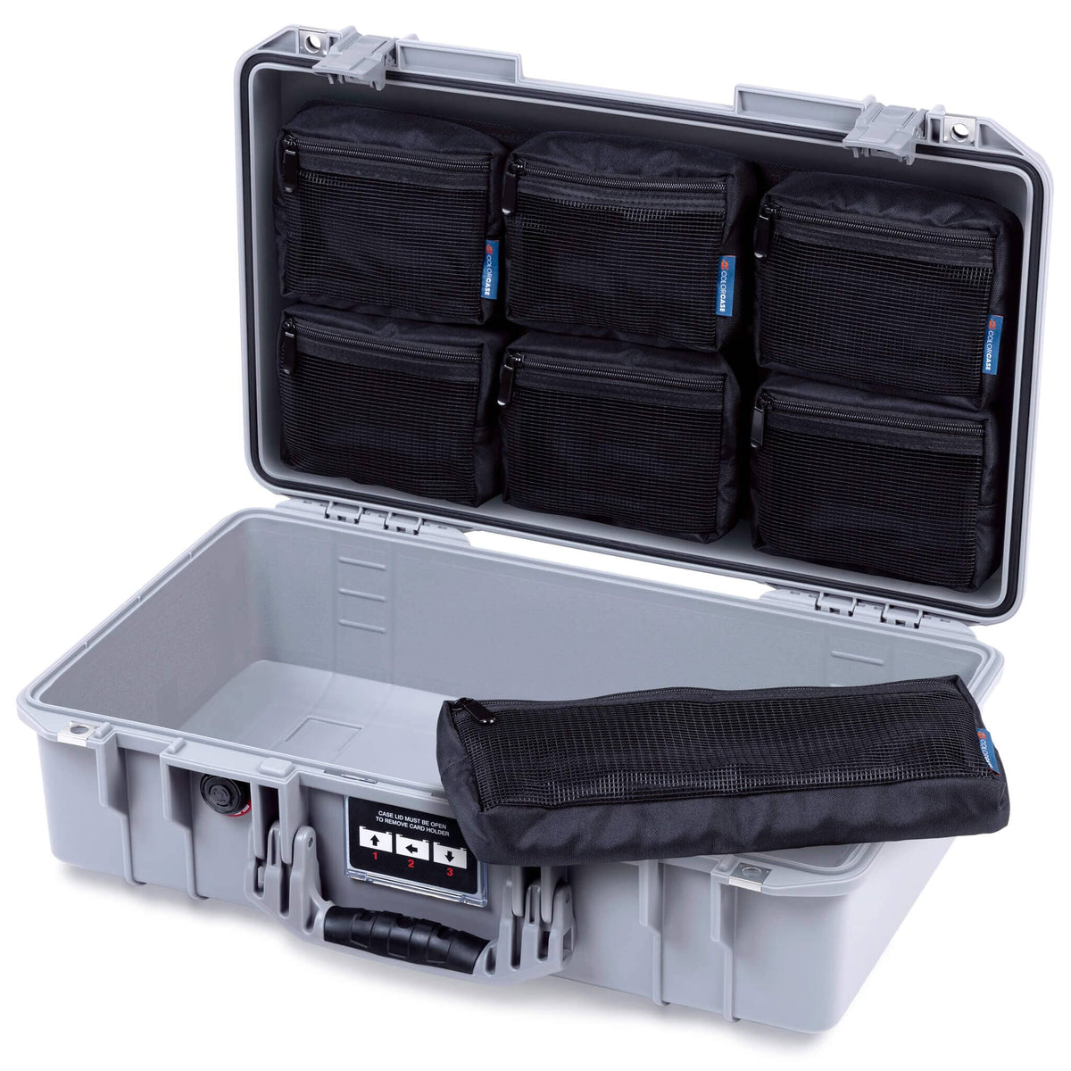 Pelican 1525 Air Case, Silver ColorCase 
