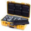 Pelican 1525 Air Case, Yellow with Desert Tan Handle & Latches ColorCase