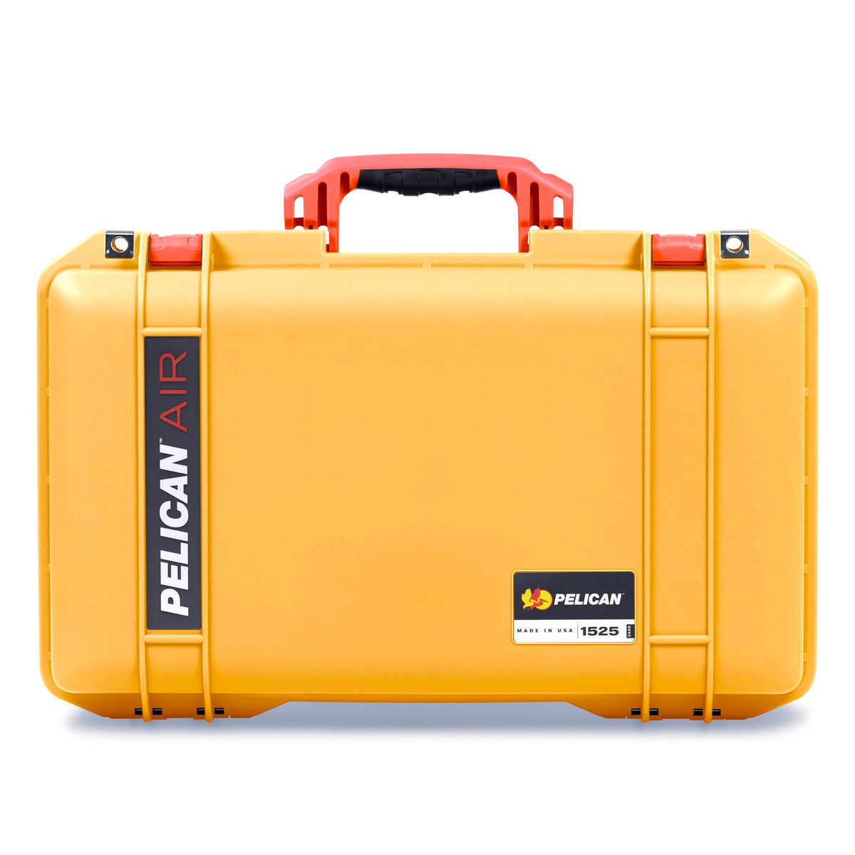 Pelican 1525 Air Case, Yellow with Orange Handle &amp; Latches ColorCase 
