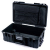 Pelican 1535 Air Case, Black with Black Handles & TSA Locking Latches Computer Pouch Only ColorCase 015350-0200-110-L10