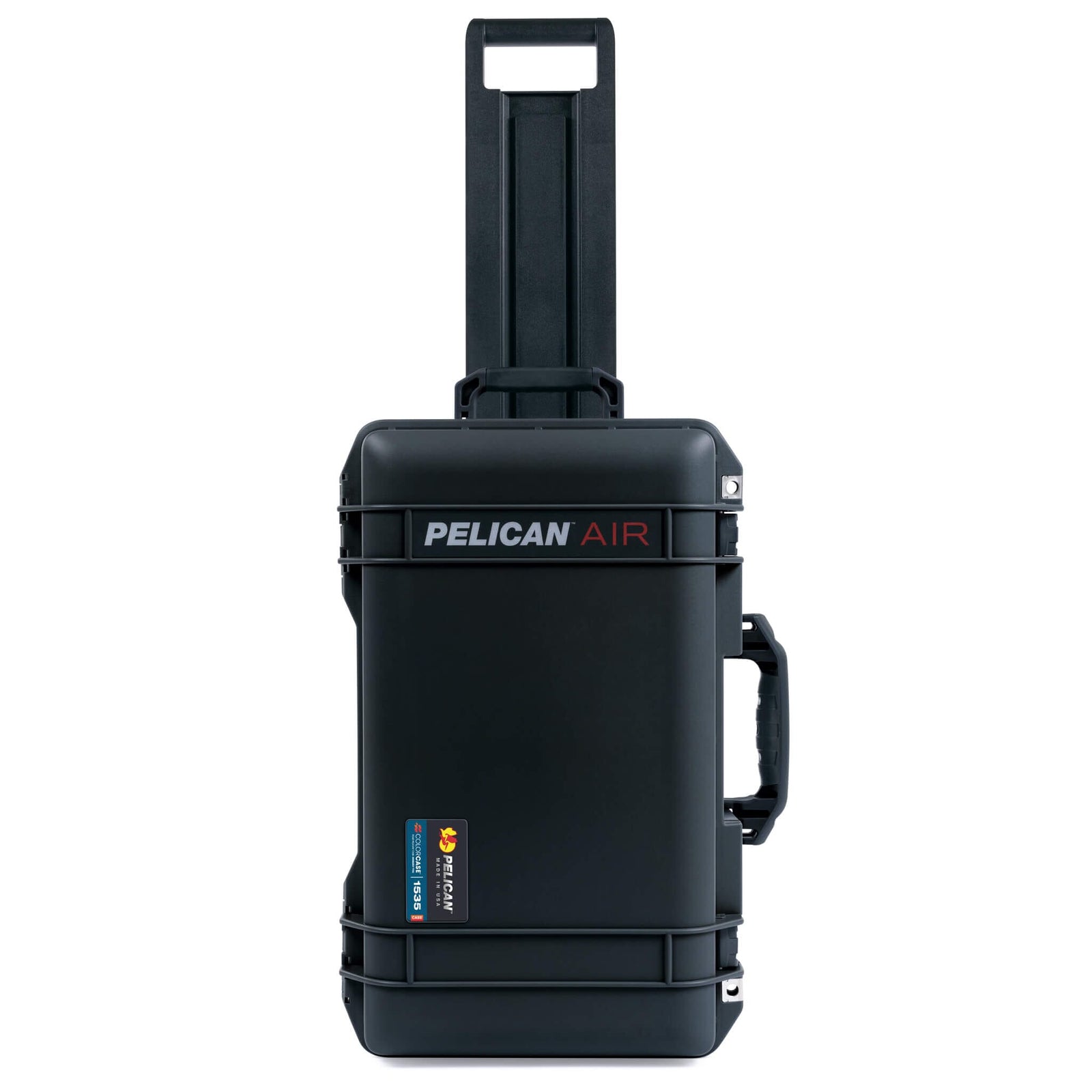 Pelican 1535 Air Case, Black with Black Handles & TSA Locking Latches ColorCase 