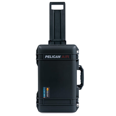 Pelican 1535 Air Case, Black with Black Handles & TSA Locking Latches ColorCase