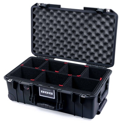 Pelican 1535 Air Case, Black TrekPak Divider System with Convoluted Lid Foam ColorCase 015350-0020-110-111