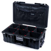 Pelican 1535 Air Case, Black TrekPak Divider System with Combo-Pouch Lid Organizer ColorCase 015350-0320-110-111