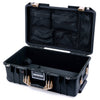 Pelican 1535 Air Case, Black with Desert Tan Handles & Latches Mesh Lid Organizer Only ColorCase 015350-0100-110-311
