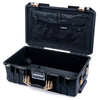 Pelican 1535 Air Case, Black with Desert Tan Handles & Latches ColorCase