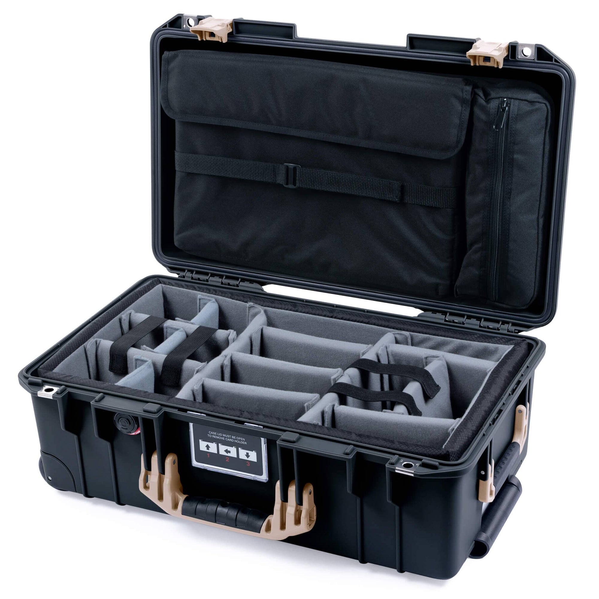 Pelican 1535 Air Case - Black & Desert Tan | Durable Storage Pelican 1535 Air Case - Black & Desert Tan | Durable Storage