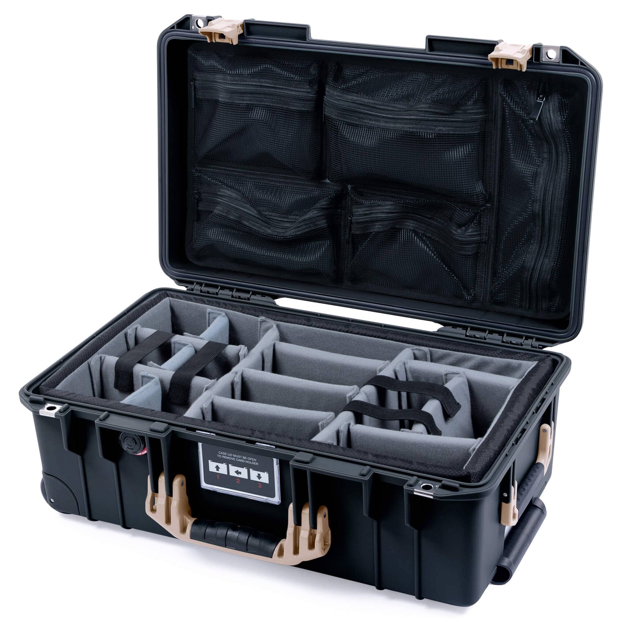 Pelican 1535 Air Case - Black & Desert Tan | Durable Storage