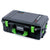 Pelican 1535 Air Case, Black with Lime Green Handles & Latches ColorCase 