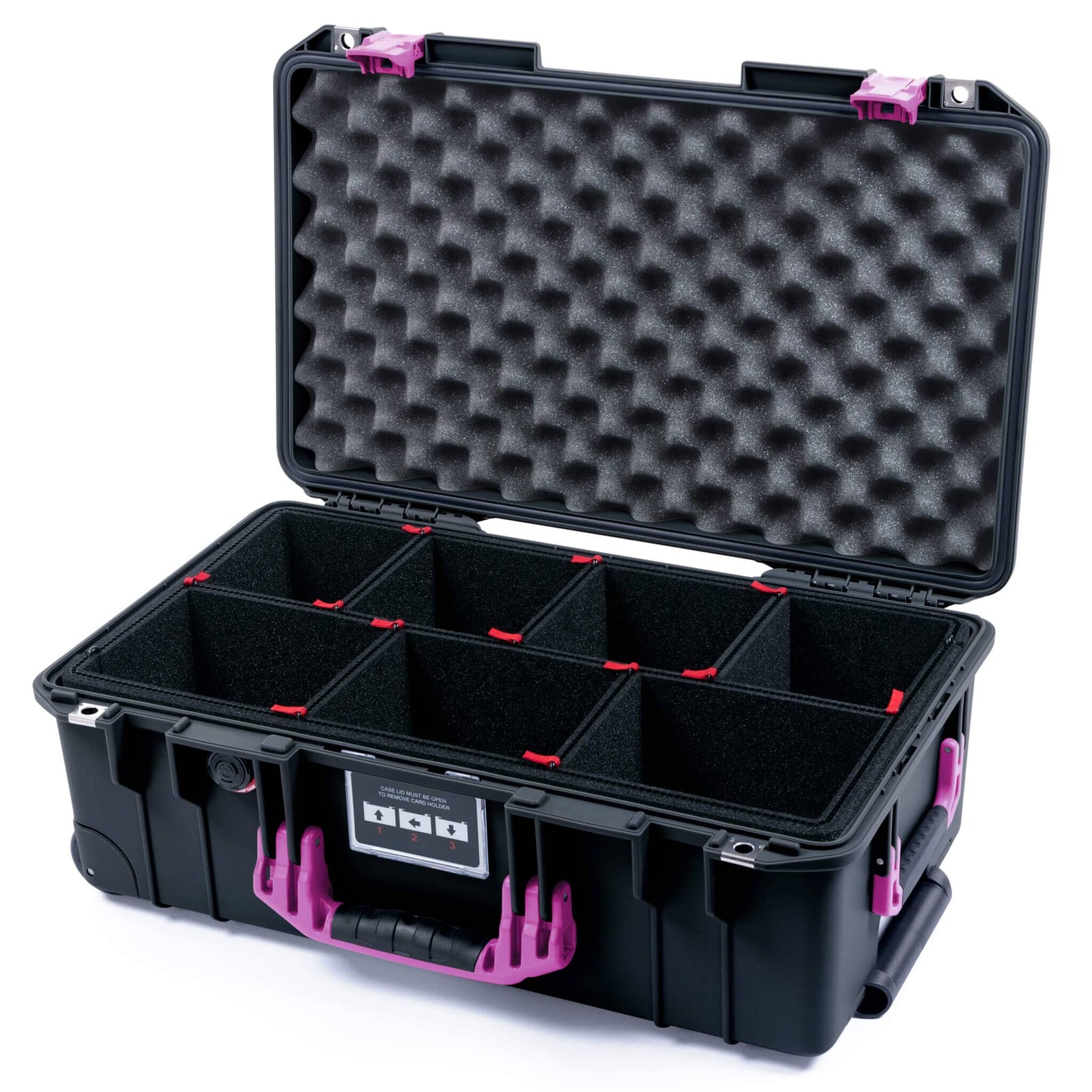 Pelican 1535 Air Carry-on Case - Black & Magenta