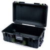 Pelican 1535 Air Case, Black with OD Green Handles & Latches None (Case Only) ColorCase 015350-0000-110-131