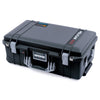 Pelican 1535 Air Case, Black with Silver Handles & Latches ColorCase