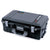 Pelican 1535 Air Case, Black with Silver Handles & Latches ColorCase 