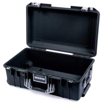 Pelican 1535 Air Case, Black with Silver Handles & Latches None (Case Only) ColorCase 015350-0000-110-181
