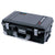 Pelican 1535 Air Case, Black with Silver Handles, Latches & Trolley ColorCase 
