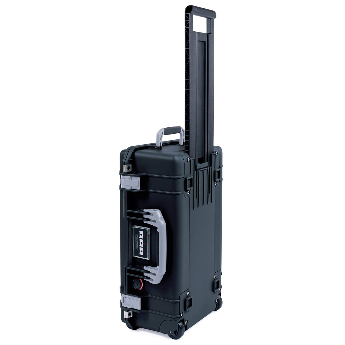 Pelican 1535 Air Case, Black with Silver Handles &amp; Latches ColorCase 