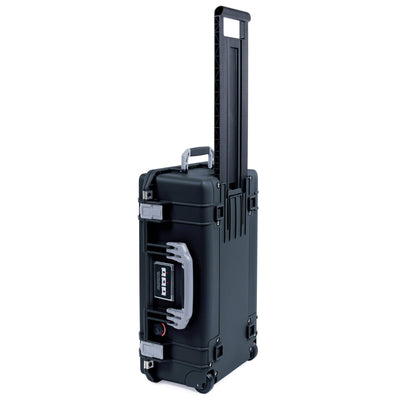 Pelican 1535 Air Case, Black with Silver Handles & Latches ColorCase