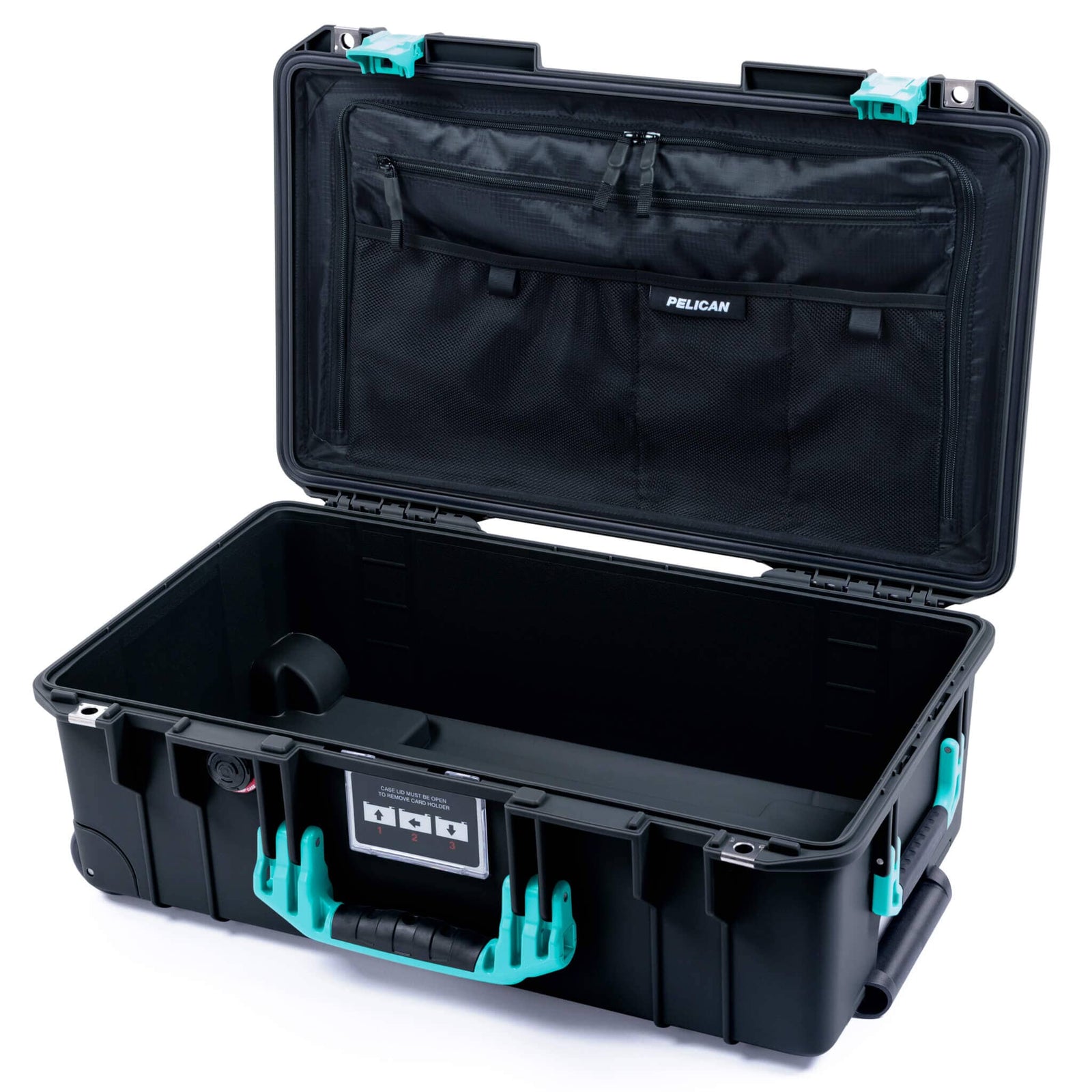 Pelican 1535 Air Carry-on Case - Black & Teal