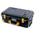 Pelican 1535 Air Case, Black with Yellow Handles, Latches & Trolley