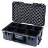 Pelican 1535 Air Case, Charcoal with Black Handles & TSA Locking Latches TrekPak Divider System with Convolute Lid Foam ColorCase 015350-0020-520-L10