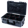 Pelican 1535 Air Case, Charcoal with Black Handles, TSA Locking Latches & Trolley ColorCase