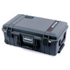 Pelican 1535 Air Case, Charcoal with Black Handles, Push-Button Latches & Trolley ColorCase