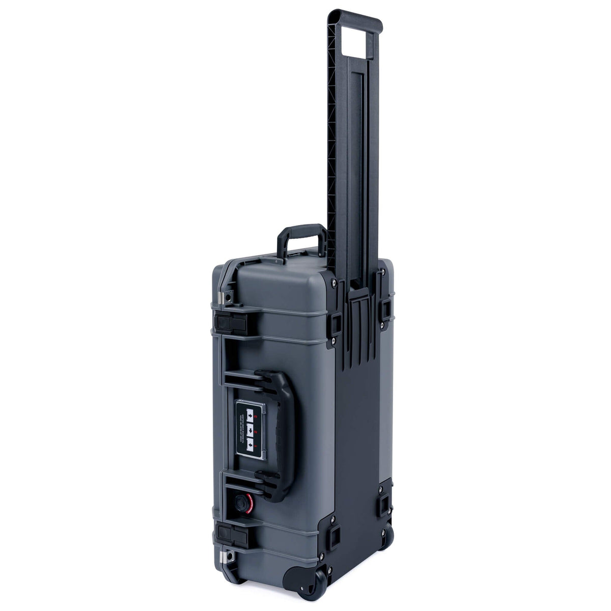 Pelican 1535 Air Case, Charcoal with Black Handles, Push-Button Latches &amp; Trolley ColorCase 