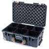 Pelican 1535 Air Case, Charcoal with Desert Tan Handles, Latches & Trolley TrekPak Divider System with Convoluted Lid Foam ColorCase 015350-0020-520-311-310