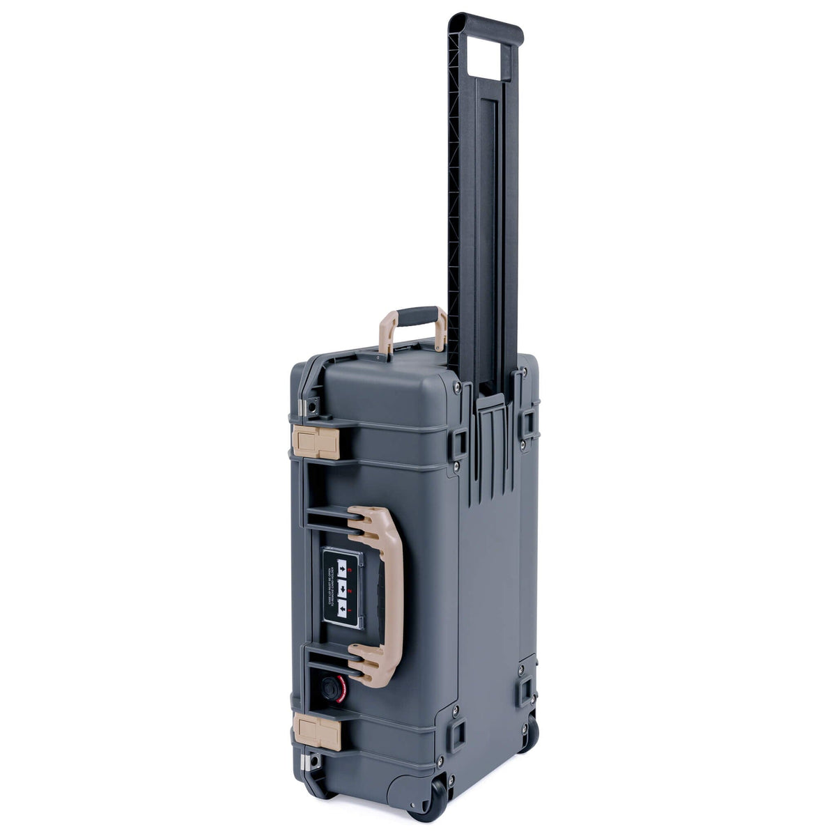 Pelican 1535 Air Case, Charcoal with Desert Tan Handles &amp; Latches ColorCase 