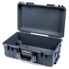 Pelican 1535 Air Case, Charcoal with Silver Handles & Push-Button Latches None (Case Only) ColorCase 015350-0000-520-180