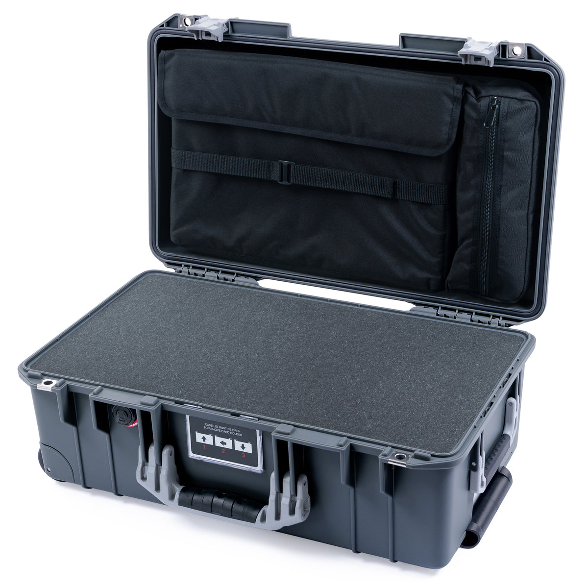 Pelican 1535 Air Carry-on Case - Charcoal &amp; Silver