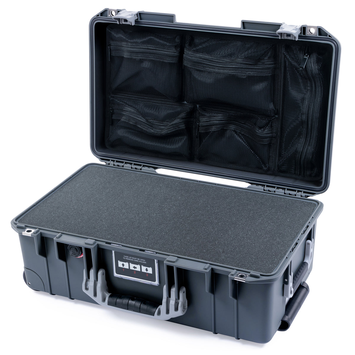 Pelican 1535 Air Carry-on Case - Charcoal &amp; Silver