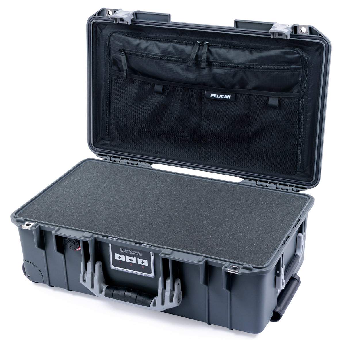 Pelican 1535 Air Carry-on Case - Charcoal &amp; Silver