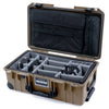 Pelican 1535 Air Case, Dark Desert Dirt with Black Handles, Latches & Trolley ColorCase