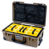 Pelican 1535 Air Case, Dark Desert Dirt with Black Handles, Latches & Trolley ColorCase