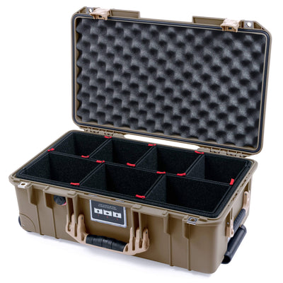 Pelican 1535 Air Case, Dark Desert Dirt with Desert Tan Handles & Latches ColorCase