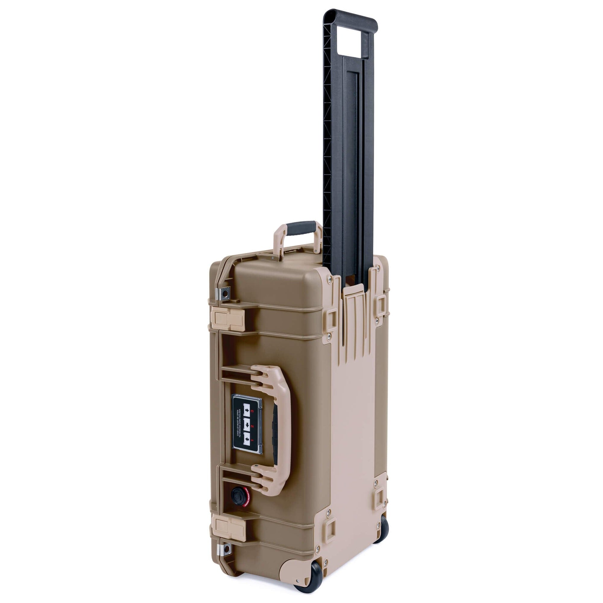 Pelican 1535 Air Case, Dark Desert Dirt with Desert Tan Handles, Latches & Trolley ColorCase