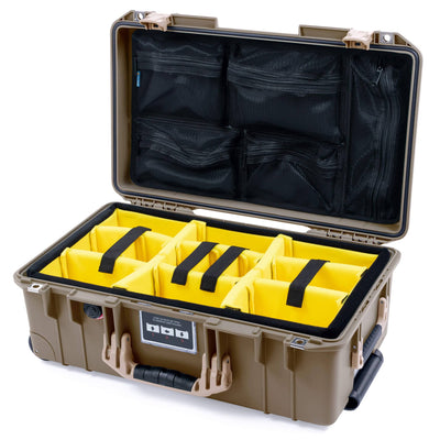 Pelican 1535 Air Case, Dark Desert Dirt with Desert Tan Handles & Latches ColorCase