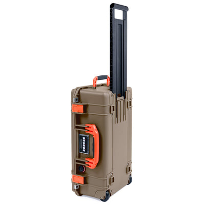 Pelican 1535 Air Case, Dark Desert Dirt with Orange Handles & Latches ColorCase
