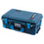 Pelican 1535 Air Case, Deep Pacific with Blue Handles, Push-Button Latches & Trolley ColorCase 