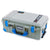 Pelican 1535 Air Case, Sage with Blue Handles, Latches & Trolley ColorCase 