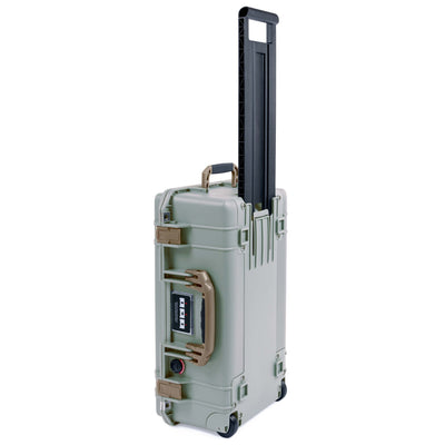 Pelican 1535 Air Case, Sage with Dark Desert Dirt Handles & Latches ColorCase